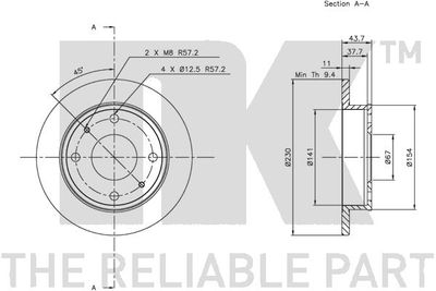 Brake Disc 203407