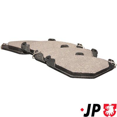 комплект спирачно феродо, дискови спирачки JP GROUP