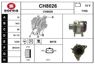 GENERATOR SNRA CH8026