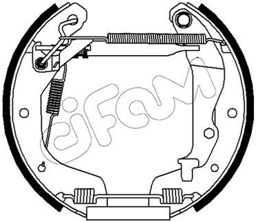 Комплект тормозных колодок CIFAM 151-479 для OPEL KARL