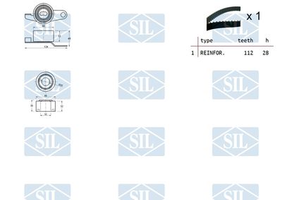 SET CUREA DE DISTRIBUTIE Saleri SIL TK1158 1