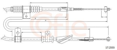 CABLU FRANA DE PARCARE