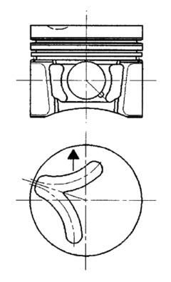 PISTON KOLBENSCHMIDT 94347610