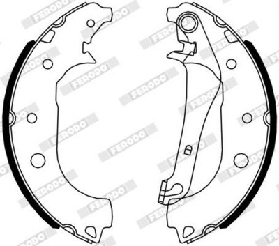 SET SABOTI FRANA FERODO FSB4319 1