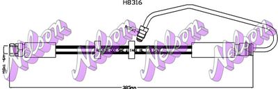 KAWE H8316 Тормозной шланг для AUDI A8 D5 (4N2, 4N8)