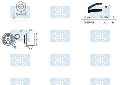 SET CUREA DE DISTRIBUTIE Saleri SIL TK1494 1