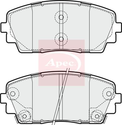 APEC Brake Pad Set, disc brake PAD1877