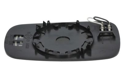 Zijspiegel glas Links/Rechts (in reliëf, met verwarming, (EN) Fits OE mirrors) past: RENAULT CLIO III Ph I, GRAND SCENIC II Ph I, GRAND SCENIC II Ph II, MEGANE II, SCENIC II Ph I 11.02-12.09