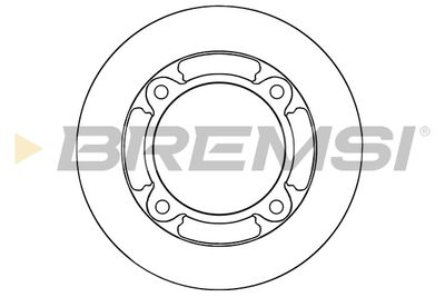 Тормозной диск BREMSI CD7918S для AIXAM A.751