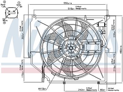 VENTILATOR RADIATOR NISSENS 85649