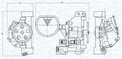 Olejové čerpadlo MAGNETI MARELLI 351516000115