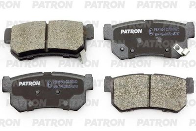 Комплект тормозных колодок, дисковый тормоз PATRON PBP1624 для DAEWOO REXTON