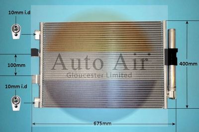 Condenser, air conditioning Auto Air Gloucester 16-9127