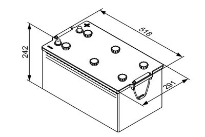 Akumulator za zagon BOSCH 0 092 T30 810
