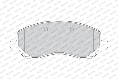 BREMSBELAGSATZ SCHEIBENBREMSE FERODO FDB1621 1