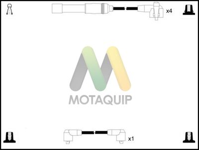 Комплект проводов зажигания MOTAQUIP LDRL1500 для FORD SCORPIO