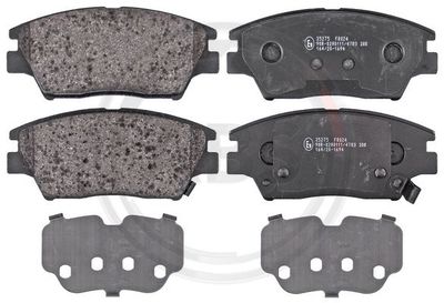 Zestaw klocków hamulcowych, hamulce tarczowe A.B.S. 35275