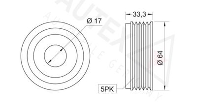 SISTEM ROATA LIBERA GENERATOR AUTEX 654287 1