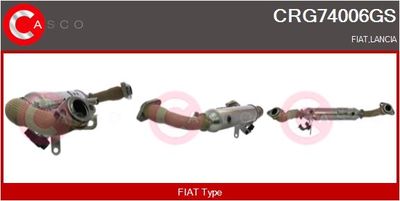 RADIATOR RECIRCULARE GAZE DE ESAPAMENT CASCO CRG74006GS