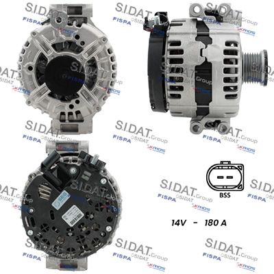 GENERATOR / ALTERNATOR SIDAT A12BH0512