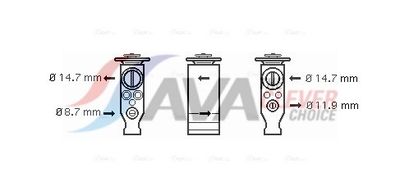 EXPANSIONSVENTIL KLIMAANLAGE