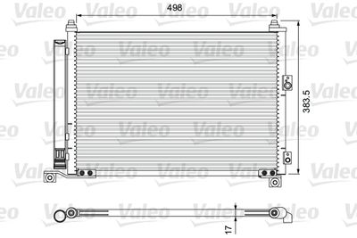 VALEO Condensor, airconditioning (814403)