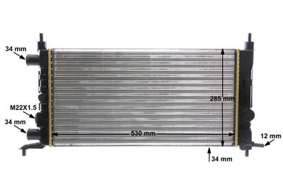 RADIATOR RACIRE MOTOR MAHLE CR735000S 11