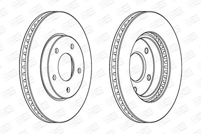 BREMSSCHEIBE CHAMPION 562820CH 1