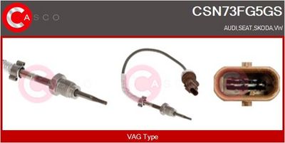 SENZOR TEMPERATURA GAZE EVACUARE