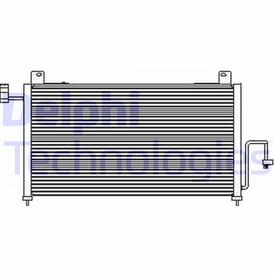 Конденсатор, кондиционер DELPHI TSP0225428 для MAZDA 323