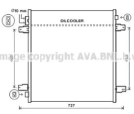 Конденсатор, кондиционер AVA QUALITY COOLING DN5402 для INFINITI QX80