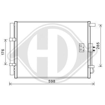 CONDENSATOR CLIMATIZARE DIEDERICHS DCC1925