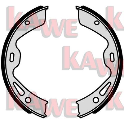 Zestaw szczęk hamulcowych, hamulec postojowy KAWE 01042