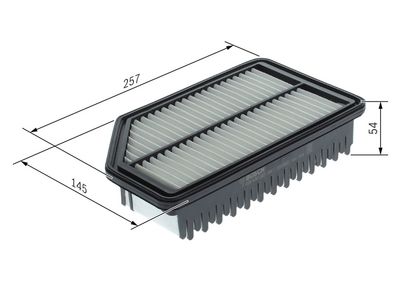 LUFTFILTER BOSCH F026400350