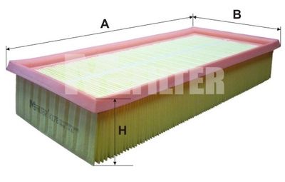 Воздушный фильтр MFILTER K 178 для VOLVO 480