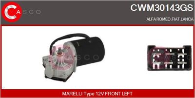 Двигатель стеклоочистителя CASCO CWM30143GS для ALFA ROMEO 6