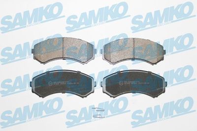 Комплект тормозных колодок, дисковый тормоз SAMKO 5SP569 для MITSUBISHI GRANDIS