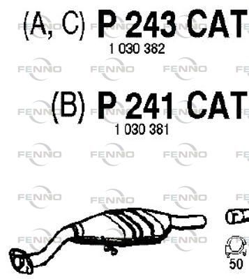 Katalizator FENNO P243CAT