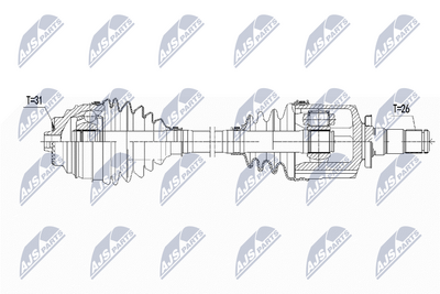 полуоска NTY NPW-BM-275
