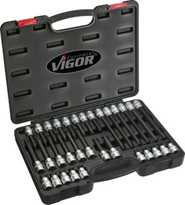 Vigor Sada nástrčných hlavic Torx® 32ks V1917