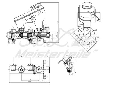Спирачна помпа A.Z. Meisterteile AZMT-44-110-1079