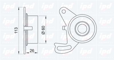 ROLA INTINZATOR CUREA DISTRIBUTIE IPD 140194 1