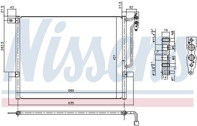 CONDENSATOR CLIMATIZARE NISSENS 94431 2