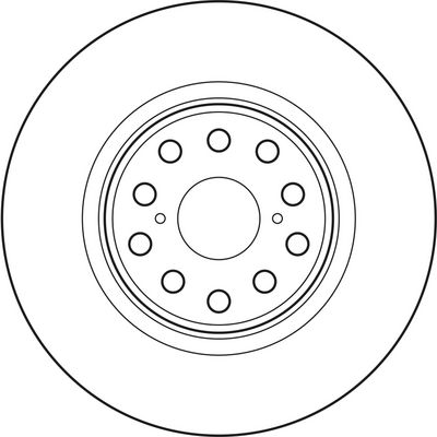 BREMSSCHEIBE TRW DF6827S