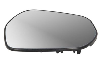 Zijspiegel glas Links (in reliëf, met verwarming) past: FORD FIESTA VII 05.17-
