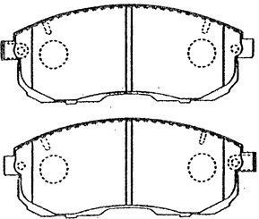 Juego de balatas de freno