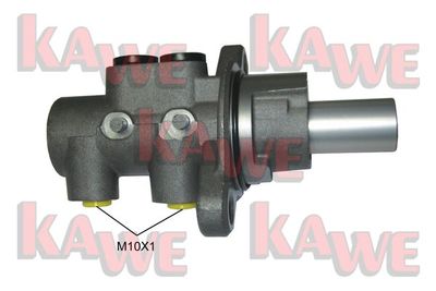 Главный тормозной цилиндр KAWE B6204 для OPEL CORSA