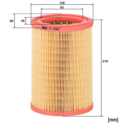Vorschau Luftfilter Ansicht 3