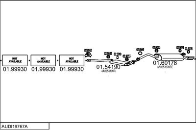SISTEM DE ESAPAMENT MTS AUDI19767A009682