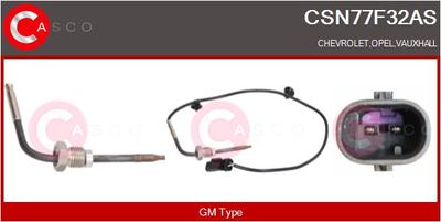 SENZOR TEMPERATURA GAZE EVACUARE